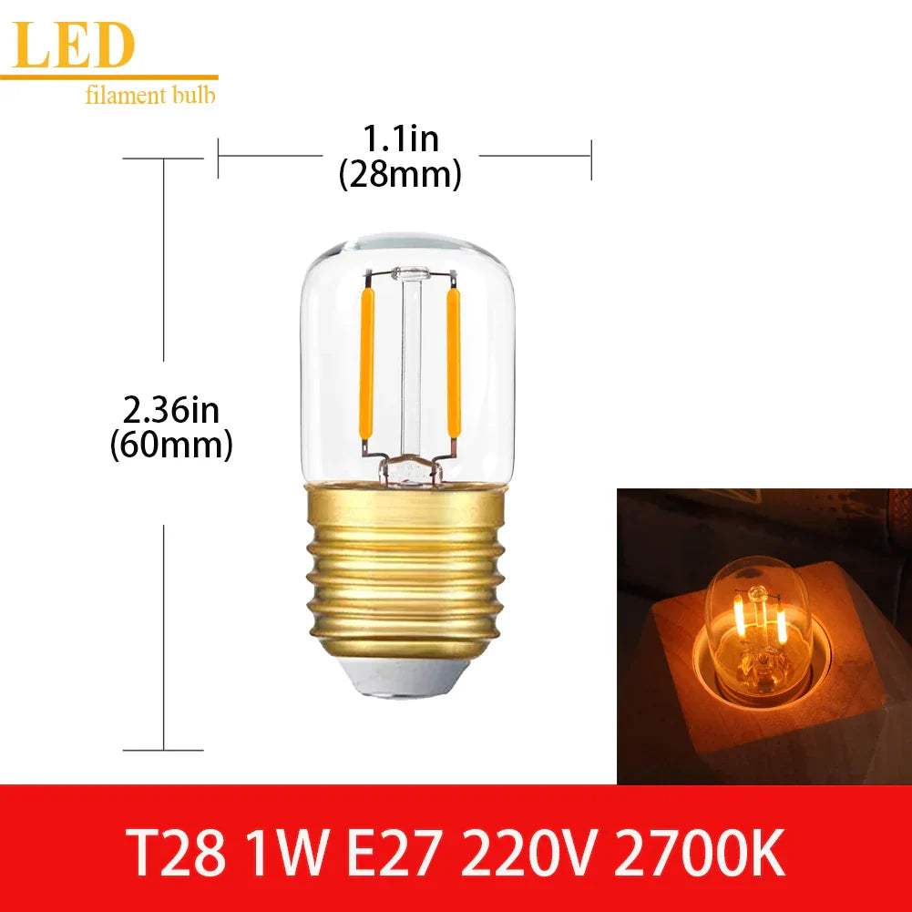 Decorbites™ LED-Filamentlampe Klarer Glas T16 A19 ST64 Dimmbare Vintage-Lampe