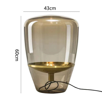 Decorbites™ Glas-Tischlampen Innenraum-Nachttischlampe für Wohnzimmer LED-Beleuchtung