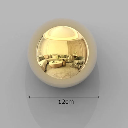 Decorbites™ Goldene Ball-Wanddekoration Ornamente Raumästhetik Wohnraum-Hintergrund-Display