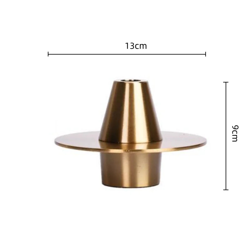 Decorbites™ Goldene Geometrische Metallhandwerk Blumentopf UFO Heimdekoration