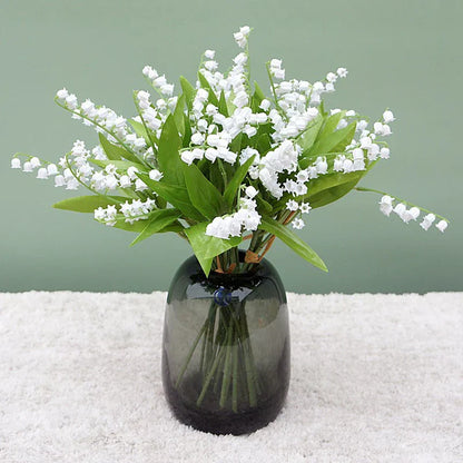 DecorBites™ Bellflower Artificial Flowers Handmade Home Wedding Decoration Bouquet