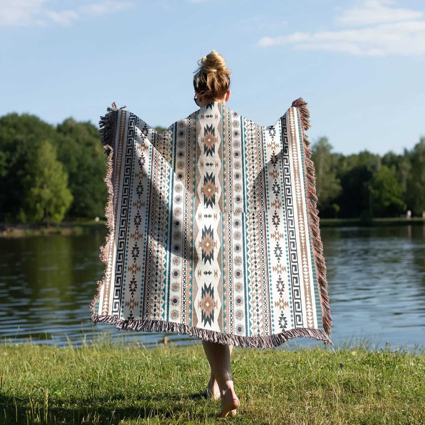 Decorbites™ Gemütliche Nordische Campingdecke und Sofabezug – Boho Outdoor-Linedecke für Heim- und Hoteldekoration