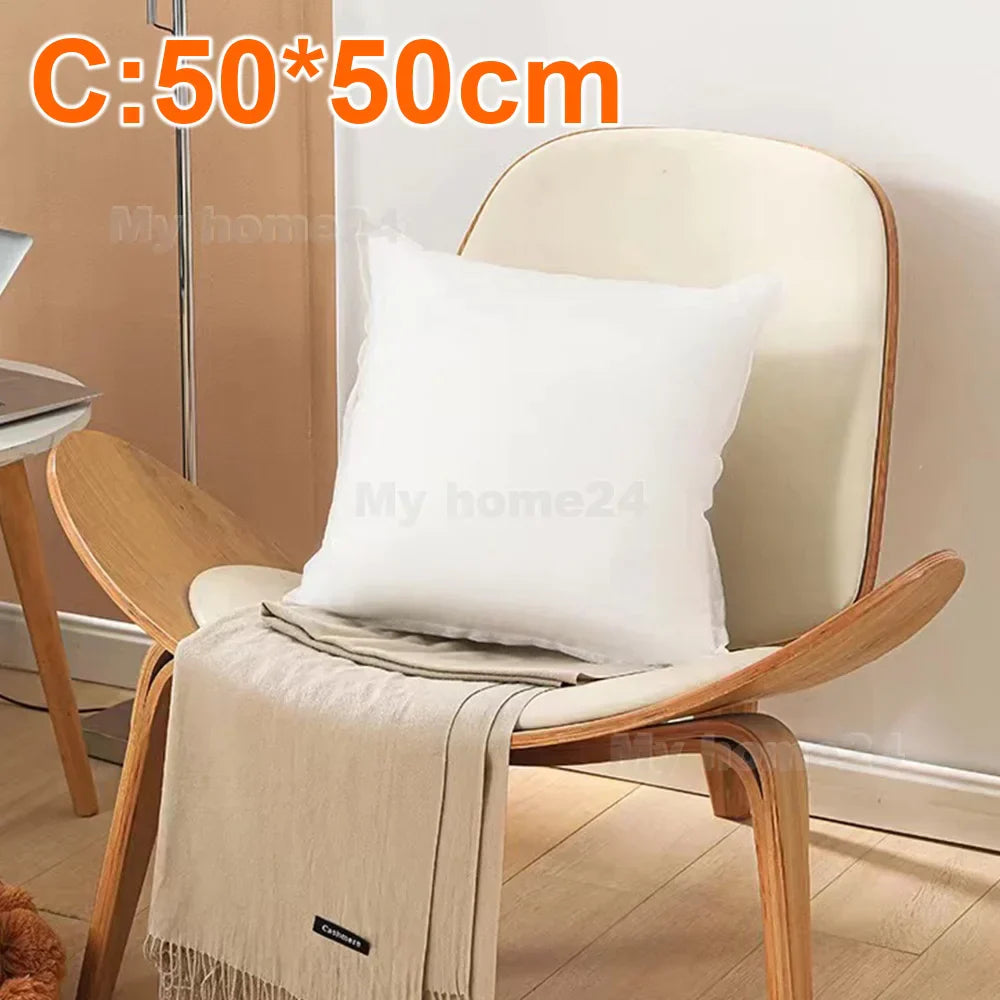 DecorBites™ Cotton-padded Pillow Core for Sofa Car Soft Insert Cushion Core - 35/45/50/55cm