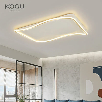 Decorbites™ Goldene LED-Deckenleuchter: Moderne Schlichtheit für Wohn-, Ess- und Schlafzimmer