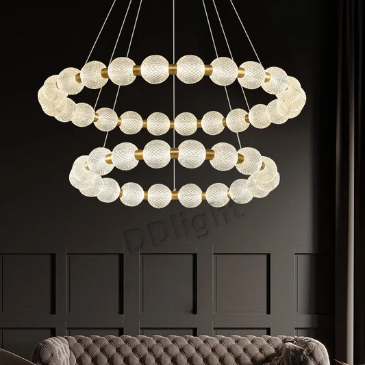 Decorbites™ Elegante Perlenkette LED-Deckenleuchter für Wohnzimmer und Schlafzimmer