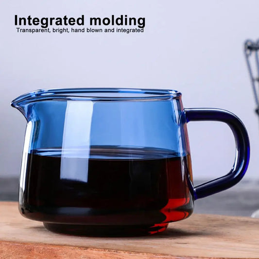 Decorbites™ Glas-Kaffeeteiler-Topf Handgefertigter Kaffeekocher Hauptserviergerät fürs Heim-Brauen