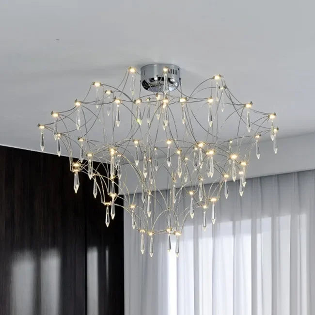 Decorbites™ Deluxe Kristallstern-Lampe: Designer-LED-Beleuchtung für modernes Wohnzimmer & Villa