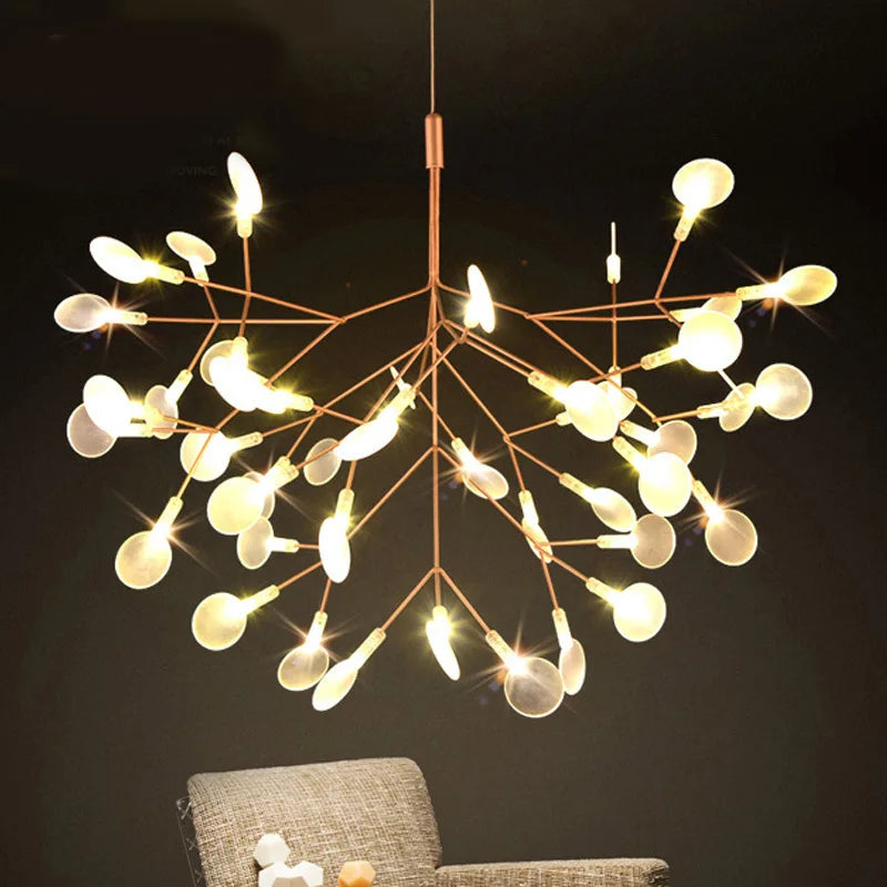 DecorBites™ LED Branch Chandelier for Kitchen Dining Bedroom – Nordic Style Hanging Lamp