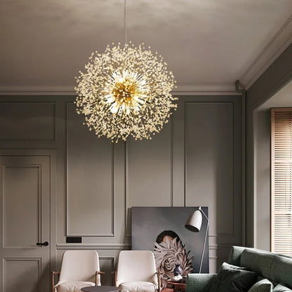 Decorbites™ Löwenzahn-Leuchter: Nordisches Dekor für Wohnzimmer, Schlafzimmer, Esszimmer & Laden-Hängeleuchte