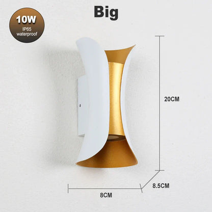 Decorbites™ LED Wasserdichte Wandlampe 10W Modern Luxuriöses Innen- und Außenleuchte
