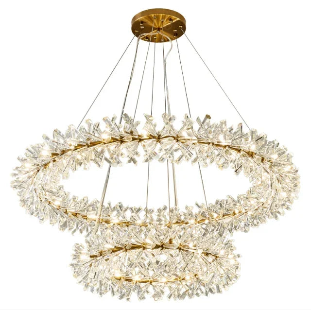 Decorbites™ Kristall-LED-Kronleuchter für die Wohnraumausstattung – Moderne Hängeleuchte