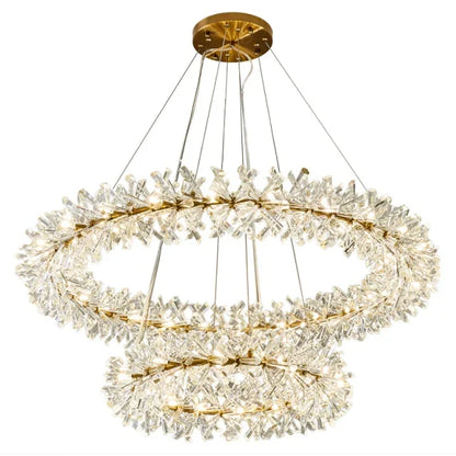 Decorbites™ Kristall-LED-Kronleuchter für die Wohnraumausstattung – Moderne Hängeleuchte