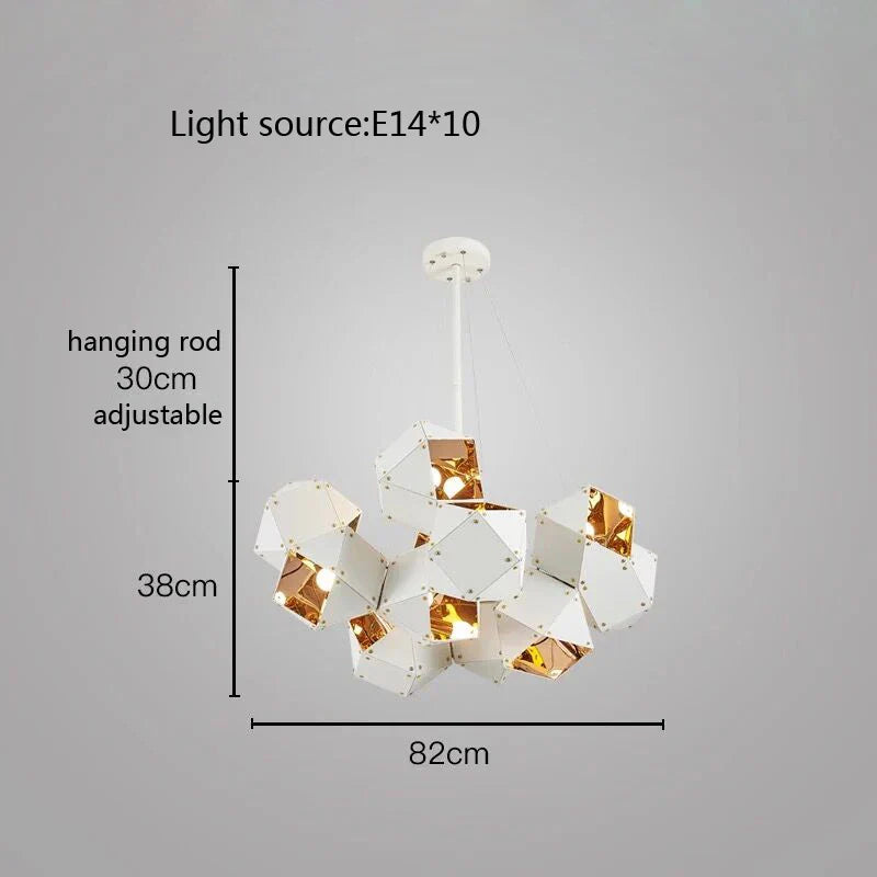 Decorbites™ Würfel-LED-Hängeleuchte: Art-Deco-Hängelampe für All-Match-Stil