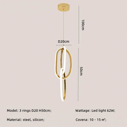 Decorbites™ Gold LED Wandarmatur dimmbare Beleuchtung polierter Stahl moderne Leuchten