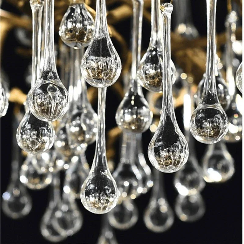 Gold Crystal Villa Chandelier 260x80x70cm