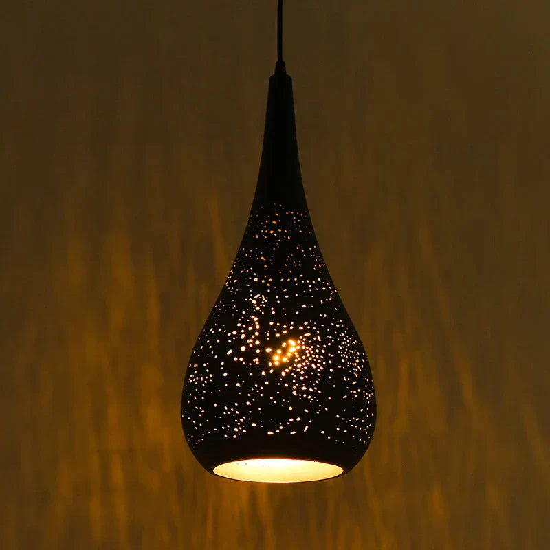 DecorBites™ Iron Hollow Droplight for Dining Room, Bar, Kitchen, and Clothing Store