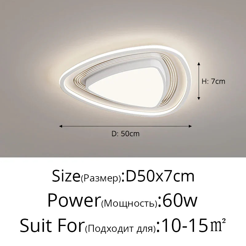 Decorbites™ LED-Deckenleuchte mit Fernbedienung für Dimmen für modernes nordisches Heimdekoration