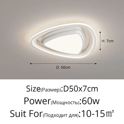 Decorbites™ LED-Deckenleuchte mit Fernbedienung für Dimmen für modernes nordisches Heimdekoration
