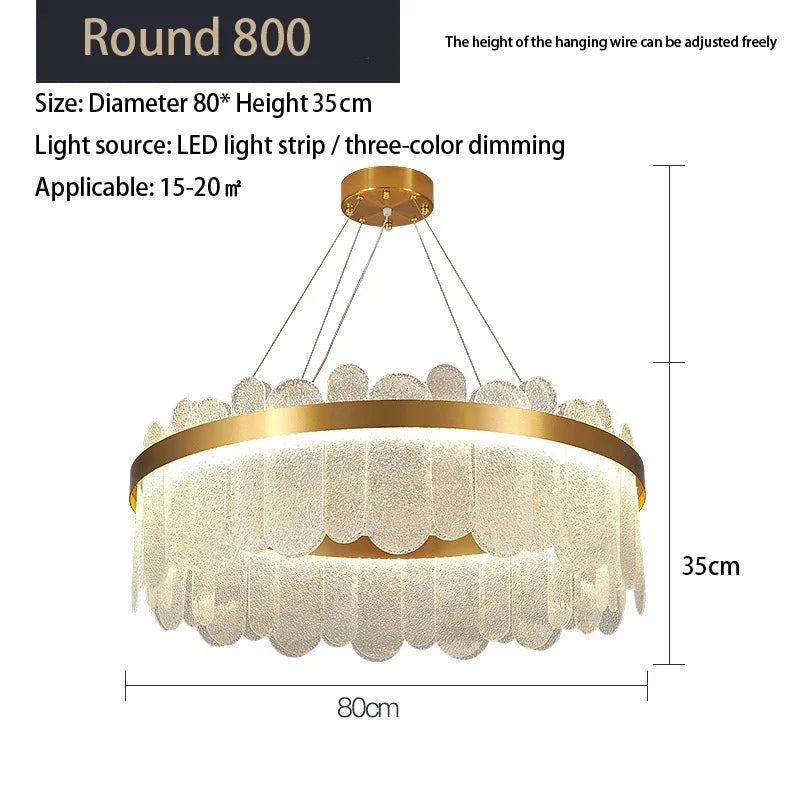 Decorbites™ Kristall-LED-Kronleuchter: Elegante Deckenbeleuchtung für Wohnzimmer, Schlafzimmer, Hotel
