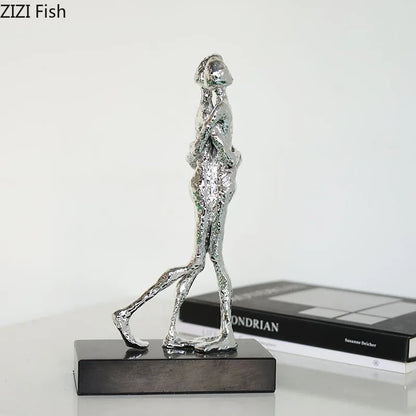 DecorBites™ Abstract Lovers Sculpture Desk Ornament Home Decor Aesthetic Figure