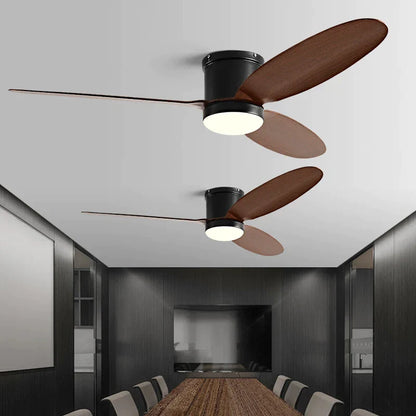 Decorbites™ Schwarze DC-Deckenventilatorleuchte mit Fernbedienung und LED-Kronleuchter