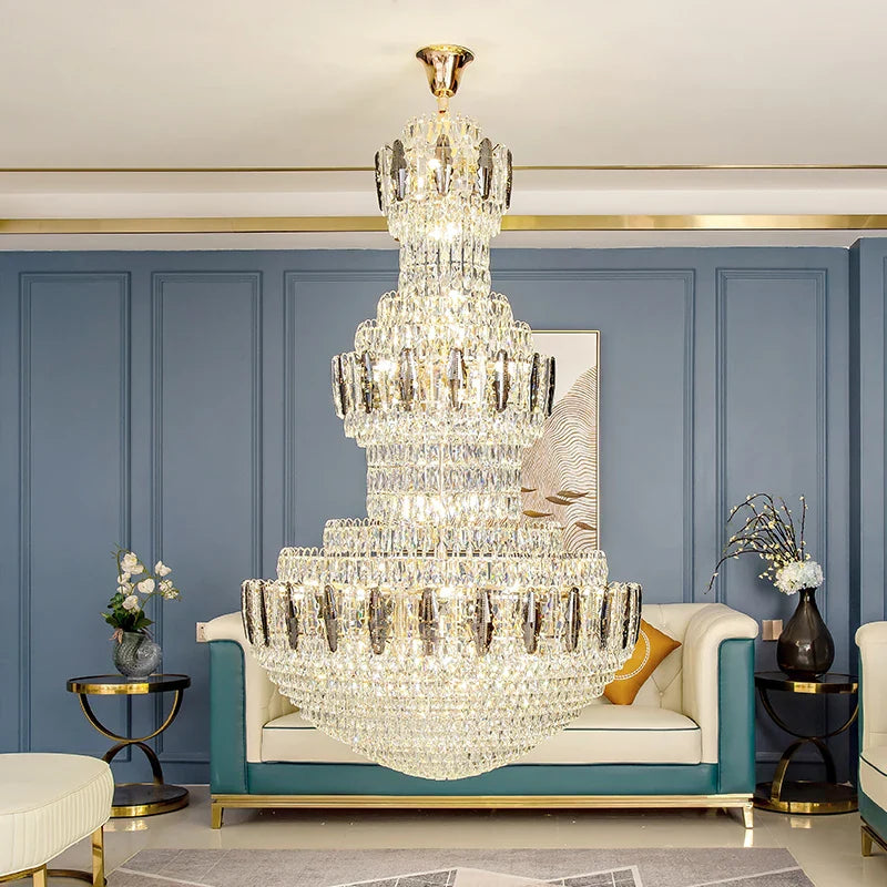 Decorbites™ Leichte Luxus-Kristall-Lüster: Postmoderne Eleganz für Hotels, Villen und Duplexe