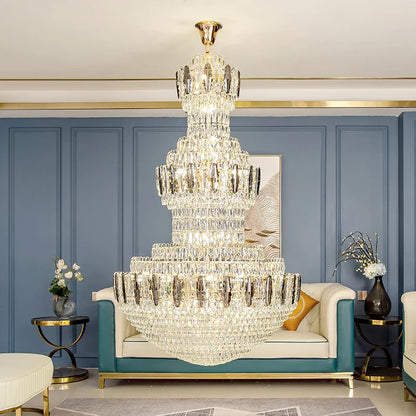 Decorbites™ Leichte Luxus-Kristall-Lüster: Postmoderne Eleganz für Hotels, Villen und Duplexe