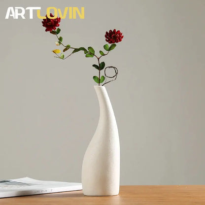 Decorbites™ Japanische Stil Keramikvasen für moderne Heimdekoration und künstliche Blumen