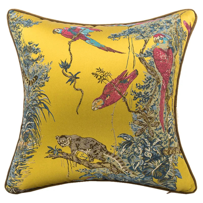 Decorbites™ Jacquard-Sofakissenbezug-Set, gemischtes Farben gewebter Stoff-Kissenbezug, dekorative Kissenbezüge