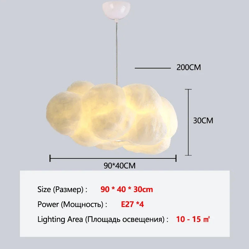 DecorBites™ Cloud Chandelier Pendant Light for Dining Room & Kitchen Island