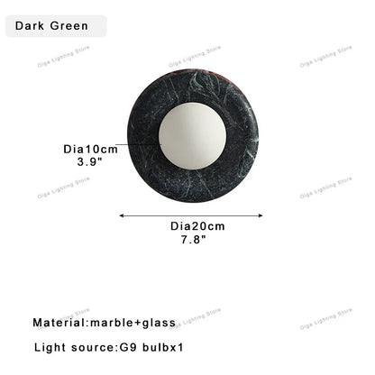 Decorbites™ Jade-Marmor-Wandlelampen: Luxuriöse Leuchten für Schlafzimmer, Badezimmer und Gangdekoration