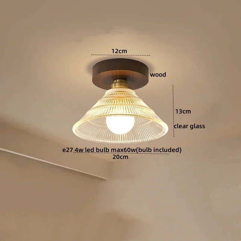 Decorbites™ Glas-Kupfer-LED-Deckenleuchte im modernen Stil für die Heimdekoration und das Restaurant