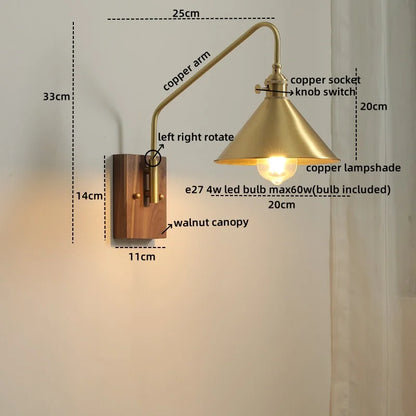 Decorbites™ Glas-Kupfer-LED-Wandleuchte Moderne Treppenbeleuchtung