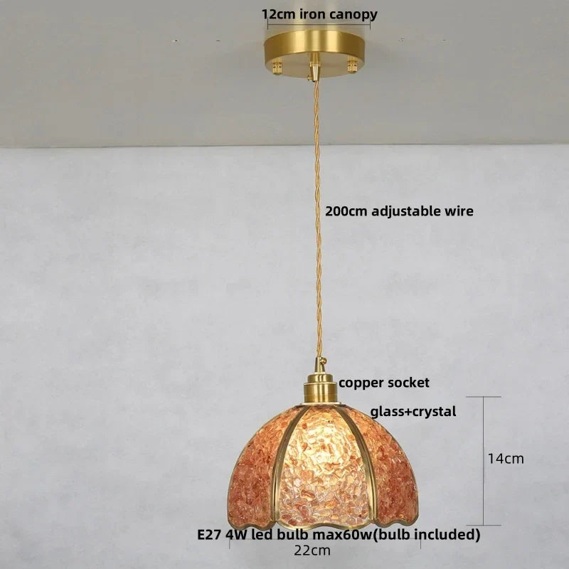 Decorbites™ Kristallglas LED-Hängeleuchte: Moderne nordische Stil Pendellampe für die Hausdekoration