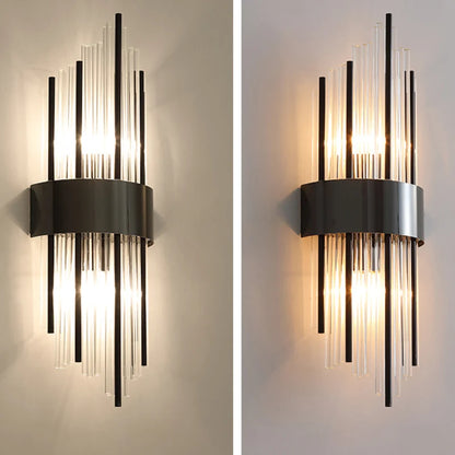 DecorBites™ Gold Stainless Steel LED Wall Sconce for Elegant Indoor Lighting