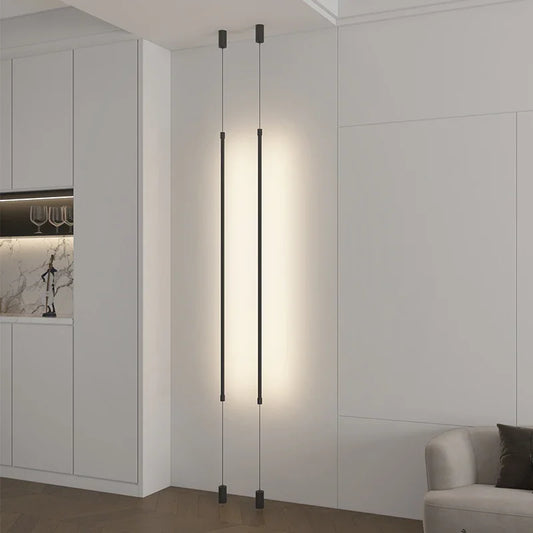 Decorbites™ Schwarz 120 cm LED Stehlampe Moderne Wohnraumbeleuchtung für Wohnzimmer Schlafzimmer Esszimmer