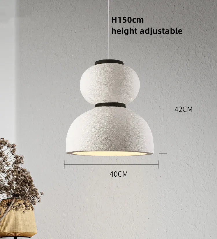 Decorbites™ Kürbisgeformte LED-Kronleuchter: Nordisches Wabi-Sabi-Design für Ferienwohnungen, Cafés und Restaurants
