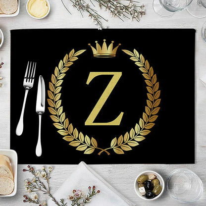 Decorbites™ Küchentischsets aus 4 Matten, 42*32 cm, Baumwoll-Leinen-Untersetzer für Esszimmer und Heimdekoration