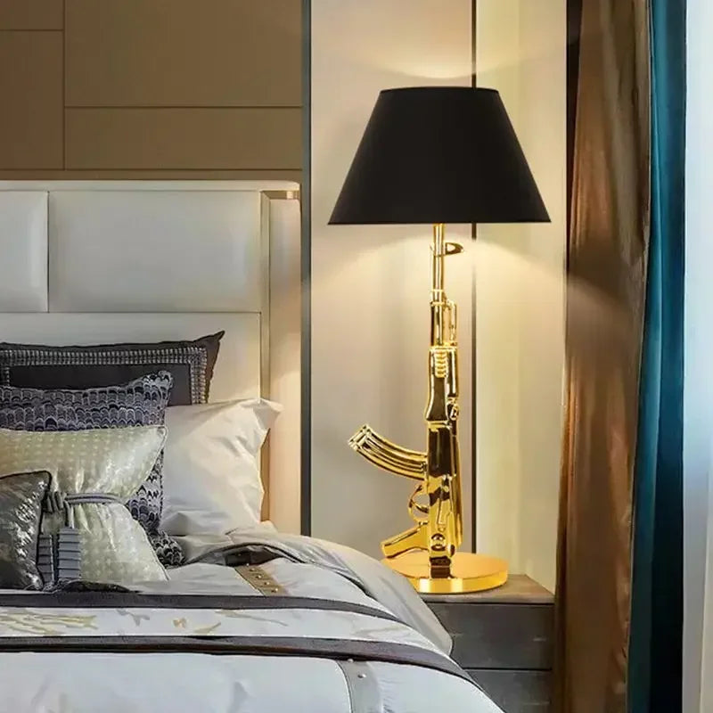 Decorbites™-Pistolen-Bodenleuchte galvanisierte Metall-Tisch-Schreibtischlampe