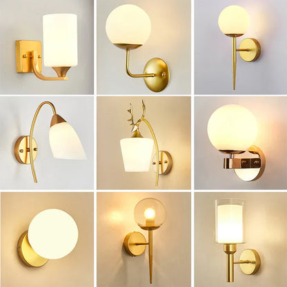 Decorbites™ Eisen-Wandlampe mit Glasball, elegante Wandlampe für Treppen und Lesen im Zuhause