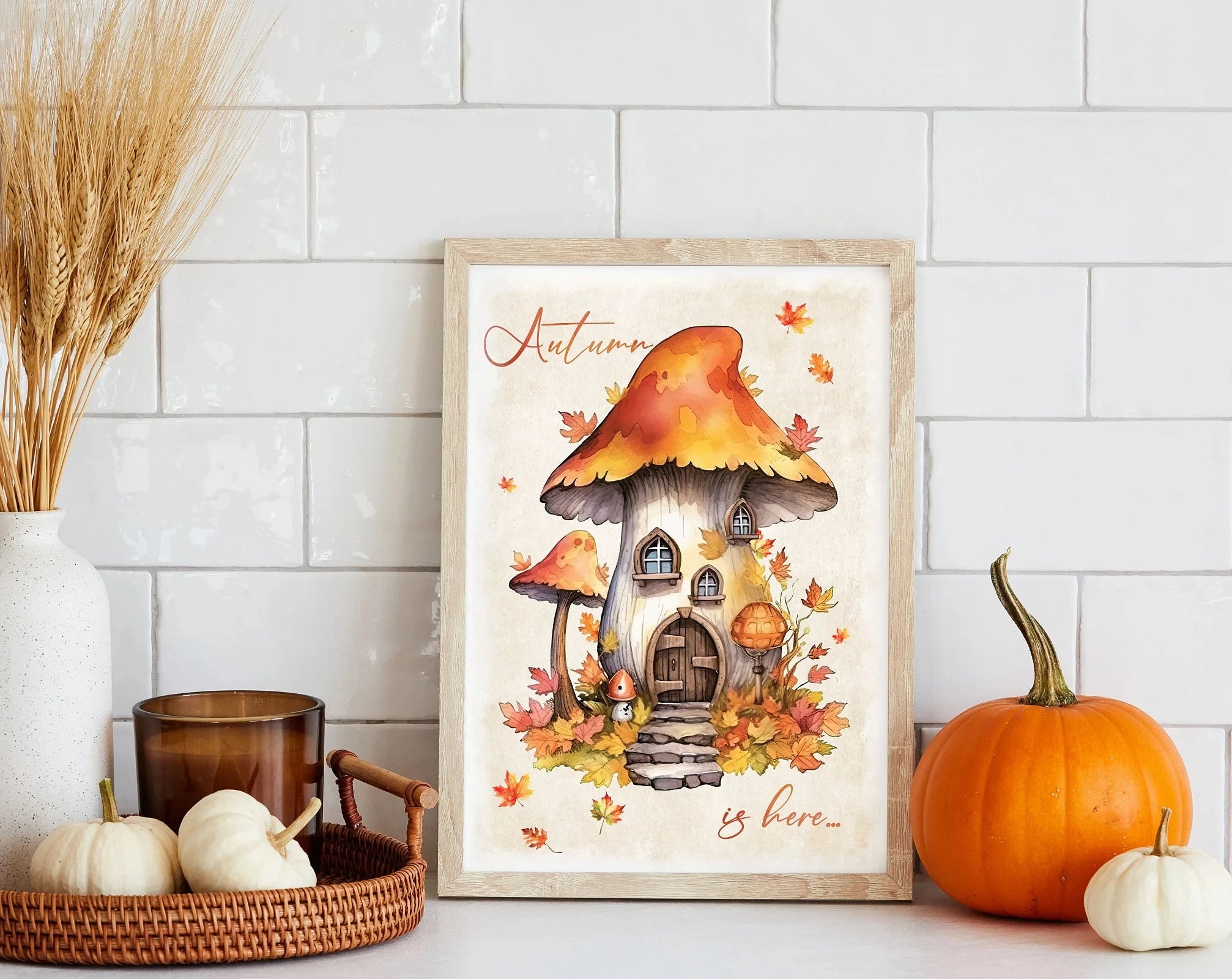 1pc Pumpkin Spice poster, Autumn poster, autumn decoration, Pumpkin, Autumn, Farm Fresh Pumpkins, autumn decoration poster,