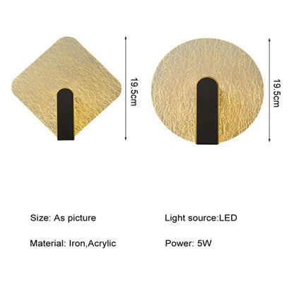Decorbites™ LED Wandlampe 5W Moderne Nordische Wandleuchte für Schlafzimmer und Wohnzimmer
