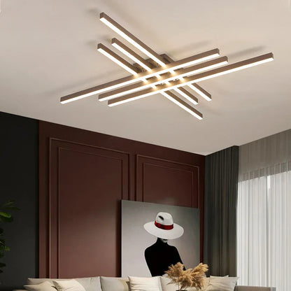 Decorbites™ Gold Schwarz Aluminium LED-Kronleuchter für Schlafzimmer Esszimmer Wohnzimmer Beleuchtung