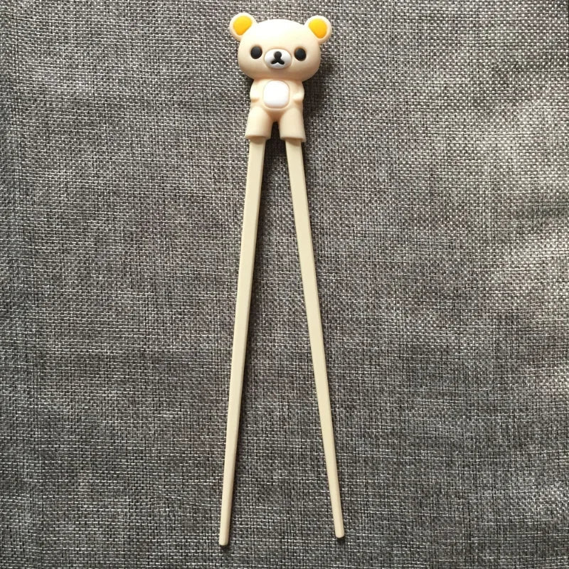 Decorbites™ Kinder-Lern-Chopsticks-Set Bär Panda Katze: Spaßiges Trainingsgeschenk für Kinder