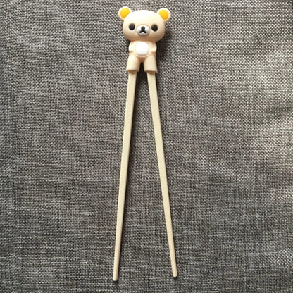 Decorbites™ Kinder-Lern-Chopsticks-Set Bär Panda Katze: Spaßiges Trainingsgeschenk für Kinder