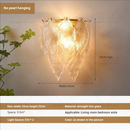 Decorbites™ Luxus-Kristallglas-Wandleuchte für Gang, Wohnzimmer, Schlafzimmer & Flurbeleuchtung