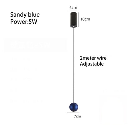 Decorbites™ LED Aluminium Ball Pendelleuchte: Minimalistische nordische Kronleuchter für Schlafzimmerdekoration