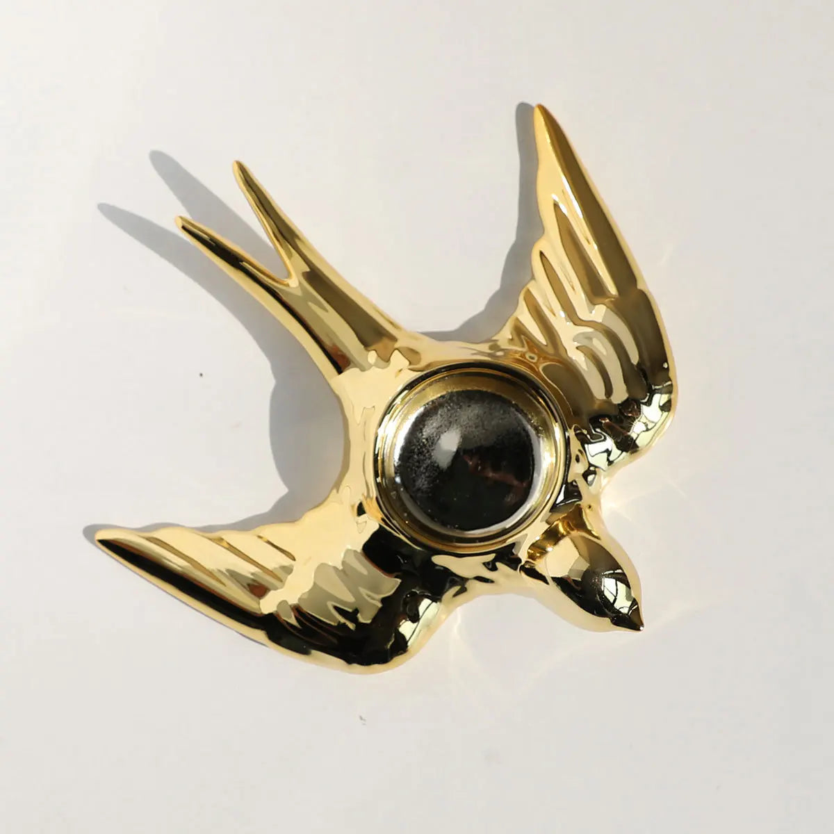 Decorbites™ Goldener Vogel Keramik Kerzenhalter-Tablett Hochzeitsdekoration