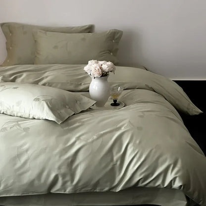 Decorbites™-Ägyptische-Baumwoll-Bettwäsche-Set Queen King Bettwäsche Daunendeckelbezug Kissenbezug