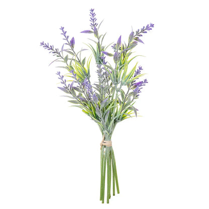 Decorbites™ Lavendel-Hochzeitskranz Künstliche Blumen Wohnraumdekoration Bastelarbeiten Falsche Pflanzen